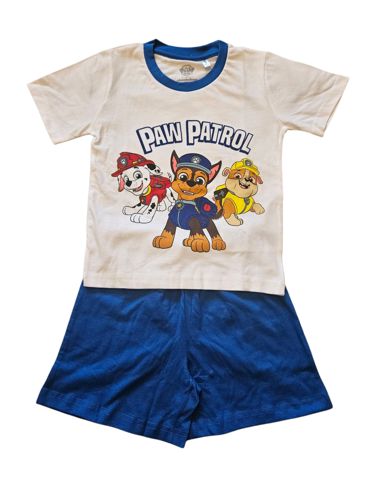 Schlafanzug für Kinder Paw Patrol Sommerpyjama für Jungen (Dunkel)