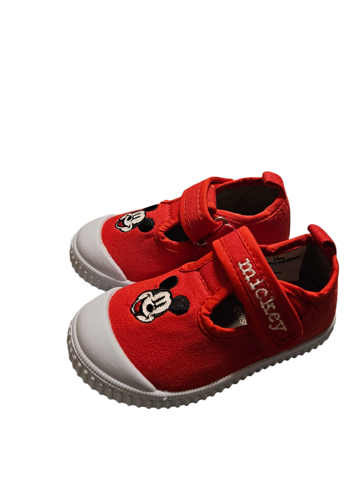 Rote Mickey Mouse Schuhe für kleine Entdecker