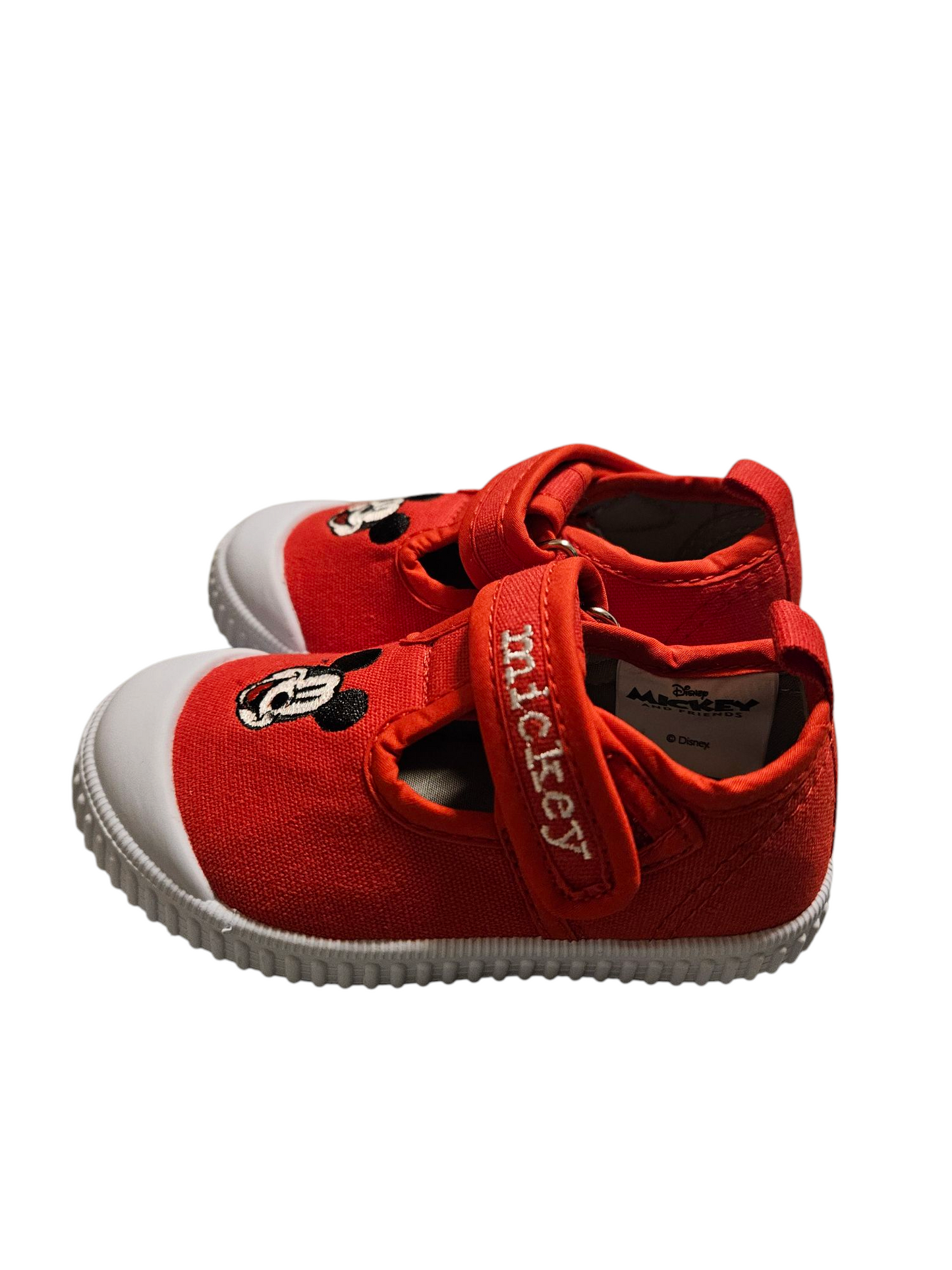 Rote Mickey Mouse Schuhe für kleine Entdecker
