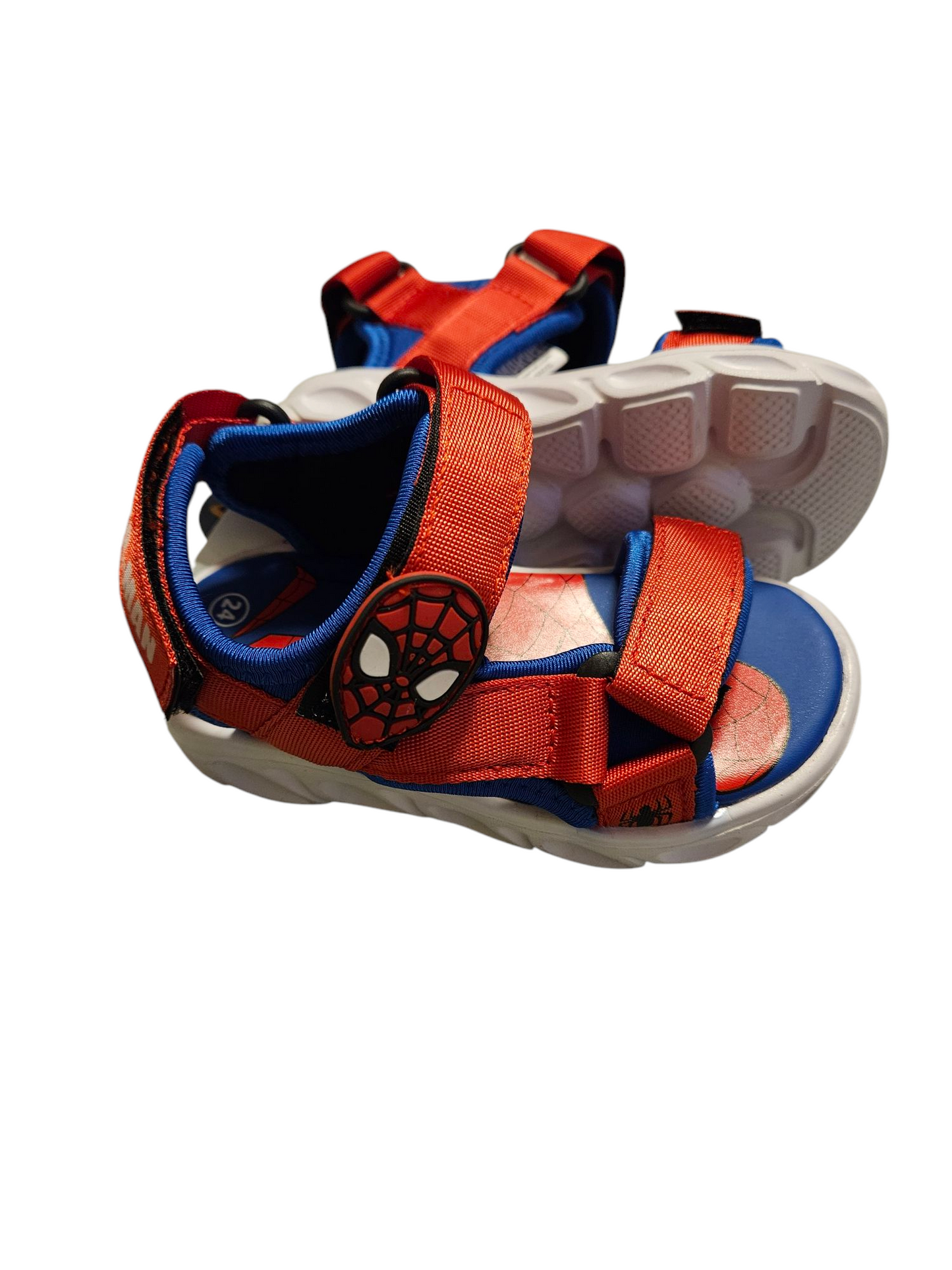 Spiderman-Sandalen für kleine Superhelden