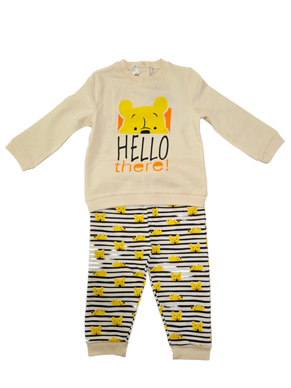 Winnie Puuh-Trainingsanzug mit Latz