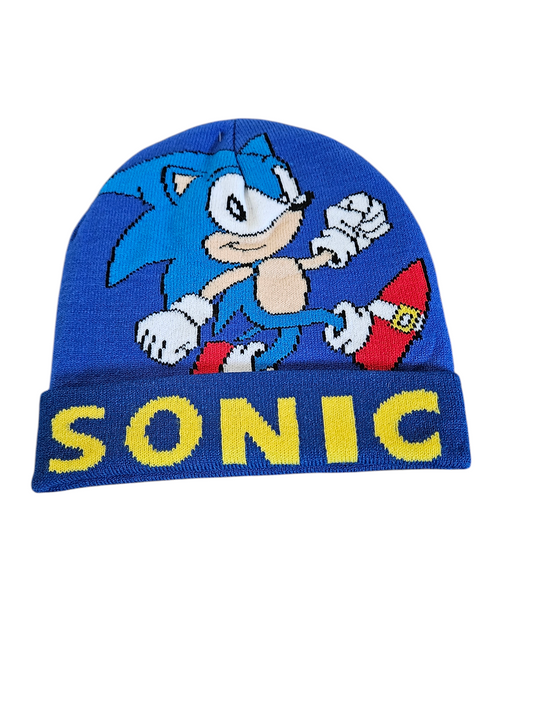 Disney Strickmütze Sonic Blue